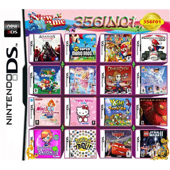 Jogo Arzopa 356 em 1 | Super Combo de jogos para Nintendo DS NDS NDSL NDSi 2DS 3DS New 3DS XL - 1