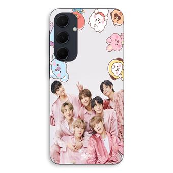 Capa Maniacase para Samsung Galaxy A35 | Kpop BTS Rosa - 1