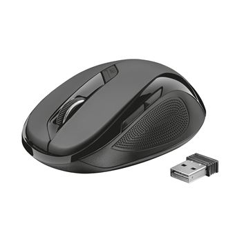 Rato Trust Ziva Wireless Óptico Alcance 8m 1800dpi - Preto