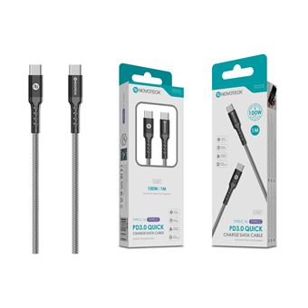 Cabo PD Type-C NOVOTECK S-067 | 100W | 1 m - 1