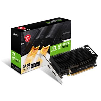 Placa de Vídeo MSI GeForce GT 1030 4GHD4 LP OC | Preto - 1