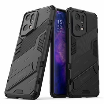 Capa e TPU à prova de choque com muleta, preto Magunivers para Oppo Find X5 Pro - 1