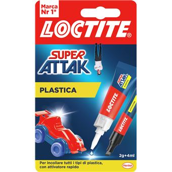 Cola de Contacto Loctite Super Attak Plastic 2g+4ml | 2 g - 1