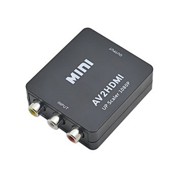 Conversor Multi4you RCA para HDMI AV2HDMI - Preto - 1