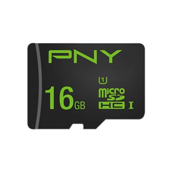 cartão de memória PNY High Performance 16GB MicroSDHC UHS-I Class 10 Preto