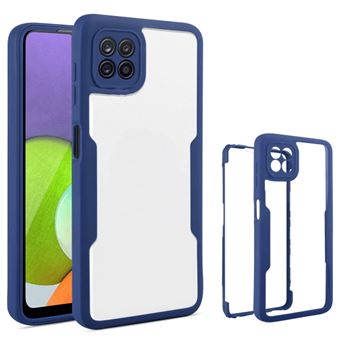 Capa Phonecare Anti-Crash 360 Protection á Prova de Choque Frente e Verso para Samsung Galaxy A22 5G - Azul EScuro - 1