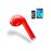 Fones de Ouvido IE Wireless Vermelho_0