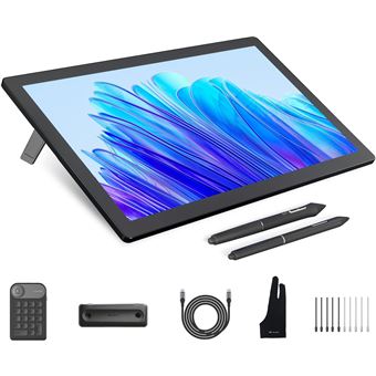 Mesa Digitalizadora HUION Kamvas Pro 19 4K UHD | 18,4'' | Lápis Ótico PenTech 4.0 | Pressão de Lápis 16384 | Preto - 1