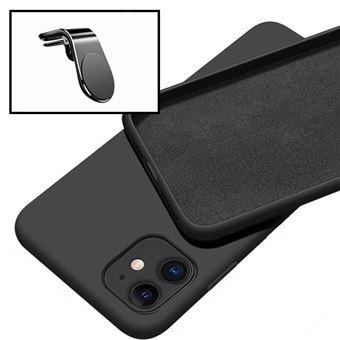 Kit Phonecare Suporte Magnético L Safe Driving Carro + Capa Silicone Líquido para iPhone 13 Pro Max - 1