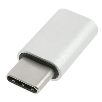 Adaptador BeMatik 3.1-C USB Macho para Fémea Micro USB 2.0-B - 1