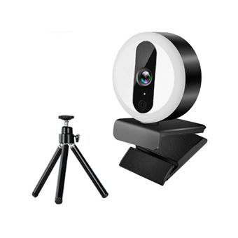Webcam Skyhe 30 FPS | 2K HD - Branco/Preto - 1