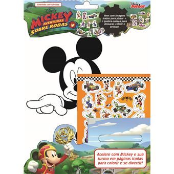 Disney Colorindo com Adesivos - Mickey Mouse - 1