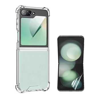 Kit Capa Superprotect Anti-Shock + Pelicula Hydrogel Frente Phonecare para Samsung Galaxy Z Flip6 | Transparente - 1