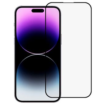 Protetor de Ecrã de Vidro Temperado anti-impressão digital, arestas de arco 9D Magunivers para iPhone 14 Pro Max - transparente - 1