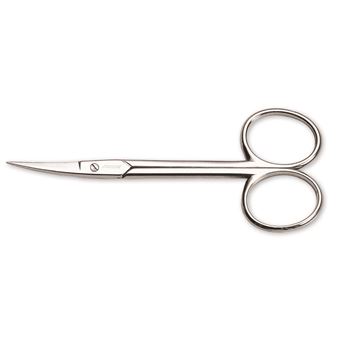 Tesoura Curva de Manicure Arcos 500600 Forjados de Aço e Níquel de 4 - de 102 mm - 1