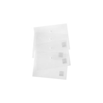 5 Bolsas Arquivo Envelopes PP Ambar | A5 | Transparente - 1