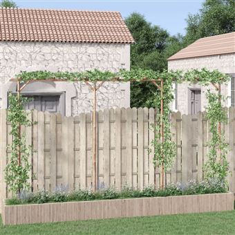 Pérgola de bambu vidaXL 385x40x205 cm - 1