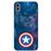 Capa Personalizada MakeUCase para iPhone X Capitão América SH01 Transparente_0