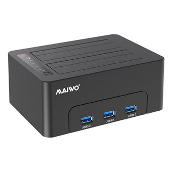 Docking Station para Discos Rígidos MAIWO K3082H | Preto - 1