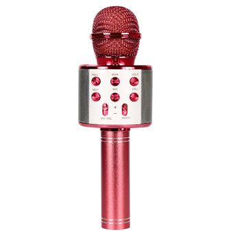Microfone Karaoke Bluetooth CO-Phénix - Vermelho - 1