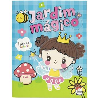 Mundo Da Fantasia: Jardim Mágico Para Colorir - 1