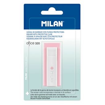 Borracha Milan Office 320 Antibacteriana com Proteção Bpm10457Ibgp  - Rosa - 1