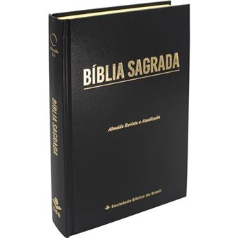 Biblia Letra Grande - Preta - Ara - 1
