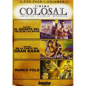 Pack Colosal I (Maciste: El gigante del Valle de los Reyes, Maciste: En la corte del Gran Khan, Marco Polo) (3DVD) - 1