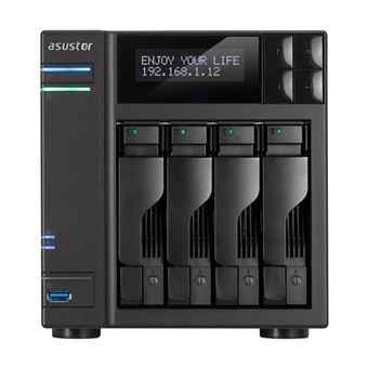 Servidor Nas e de Armazenamento Asustor AS7004T | Preto - 1