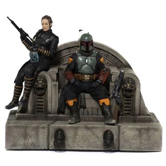 Figura Iron Studios LUCSWR45721 | Star Wars : The Book Of Boba Fett - Boba Fett & Throne & Fennec Shand - 1