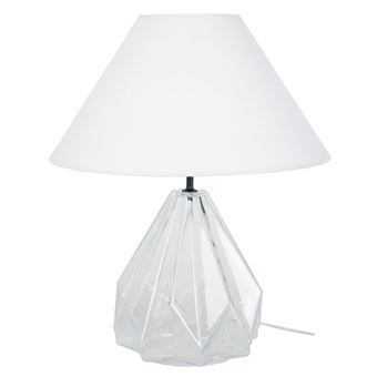 Candeeiro de Mesa Tosel Helsinki | 45 cm | 1 Luzes - claro e Branco - 1