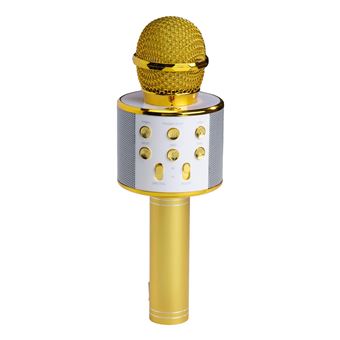 Microfone de Karaoke Denver KMS-20GOMK2 | Dourado - 1