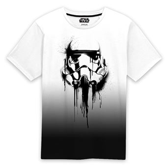 Camisola de Manga Curta Star Wars Stormrooper Ink | XL - Branco - 1