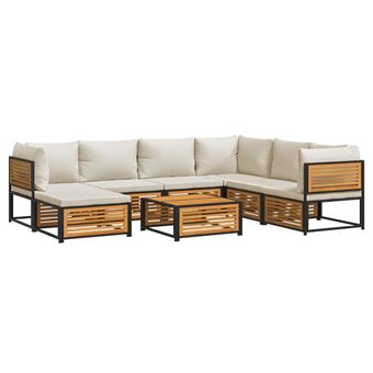 Conjunto de Mobiliário de Exterior VidaXL 3214927 - 1