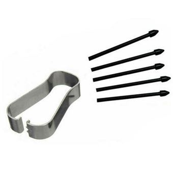 Pontas de Substituição CO-Phénix + Removedor para S-Pen para Samsung Galaxy Tab S6lite S6/S7/Note10/note20 -Preto - 1