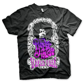 T-shirt Jimi Hendrix - Purple Haze World Tour | Preto | M - 1