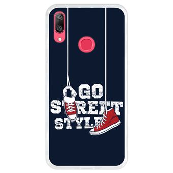 Capa Hapdey para Huawei Y7 2019 - Y7 Prime 2019 Design Ténis, Go Street Style em Silicone Flexível e TPU