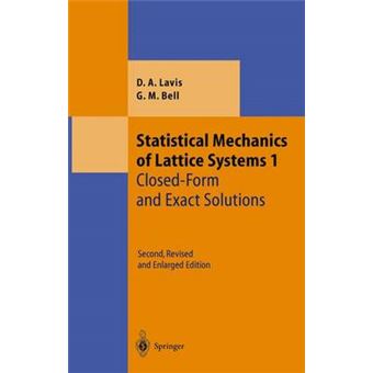 Statistical Mechanics of Lattice Systems - Closed-form and Exact Solutions - Hardback - 1999 - 1