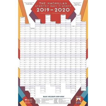 The Macmillan Academic Wall Planner 201920 Macmillan Study Skills - 1