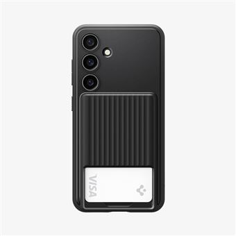 Capa para Telemóvel Spigen Liquid Slot | Preto - 1