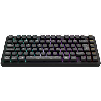 Teclado Gaming Wireless Dark Project DPKB_NOVA_81_ISO_BLACK | Idioma: Dinamarquês, Inglês, Finlandês, Alemão, Nórdico, Norueguês, Espanhol, Sueco, Inglês (Reino Unido), Reino Unido Internacional | Preto - 1