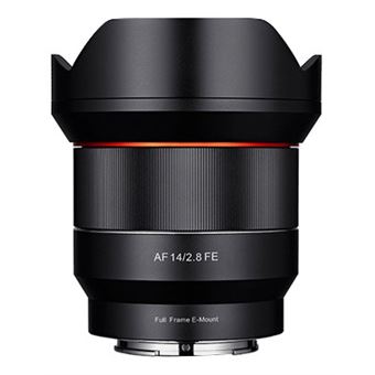 Samyang AF 14 / 2.8 FE MILC Grande angular Preto - 1