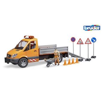Veículo de Brincar Bruder Mercedes Benz Sprinter com Figura e Acessórios