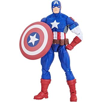 Figura Hasbro Ultimate Capitain America Fato Clássico Marvel Legends | 15 cm - 1