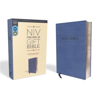Niv Premium Gift Bible Leathersoft Navy Red Letter Comfort Print  The Perfect Bible For Any Giftgiving Occasion By Zondervan - 1