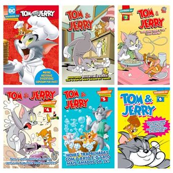 Combo Quadrinhos Tom E Jerry - Kit Com 6 Quadrinhos - 1