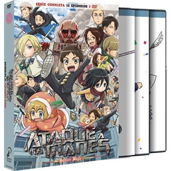 Ataque A Los Titanes Junior High - Episodios 1 a 12 / Attack on Titan : Junior High (3DVD) - 1