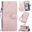 Capa Magunivers PU Girassol com Apoio Dourado Rosa para Huawei P20 Lite 2019/Nova 5I_1