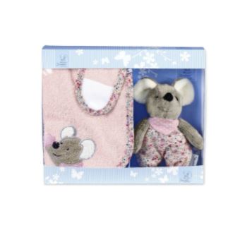 Conjunto de Presente de Bebé Sterntaler 9702001 | Cinzento, Rosa - 1