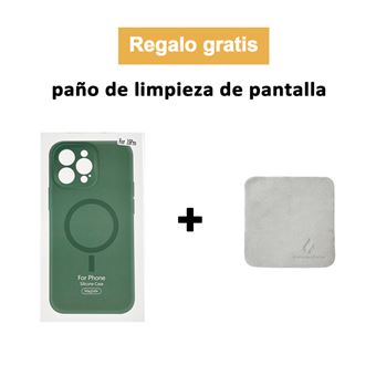 Capa de silicone com MagSafe para iPhone 15 Pro Max – Verde-cipreste